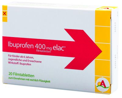 IBUPROFEN 400 mg elac Filmtabletten