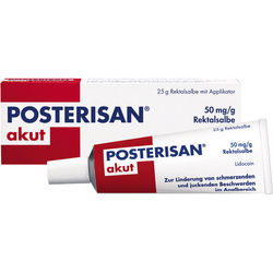 POSTERISAN akut 50 mg/g Rektalsalbe